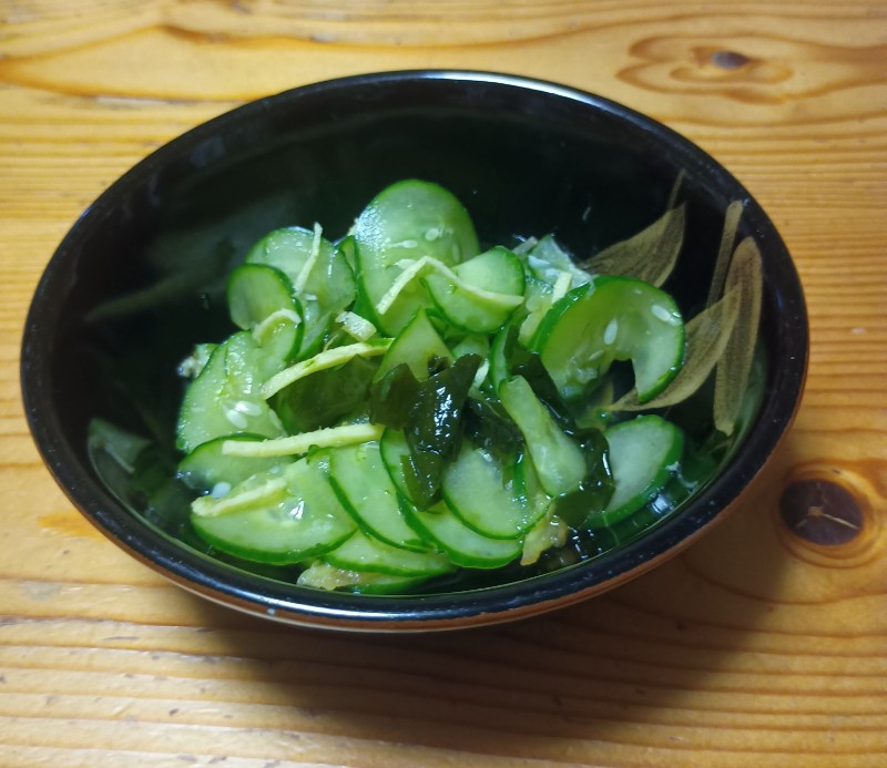 きゅうりの酢の物