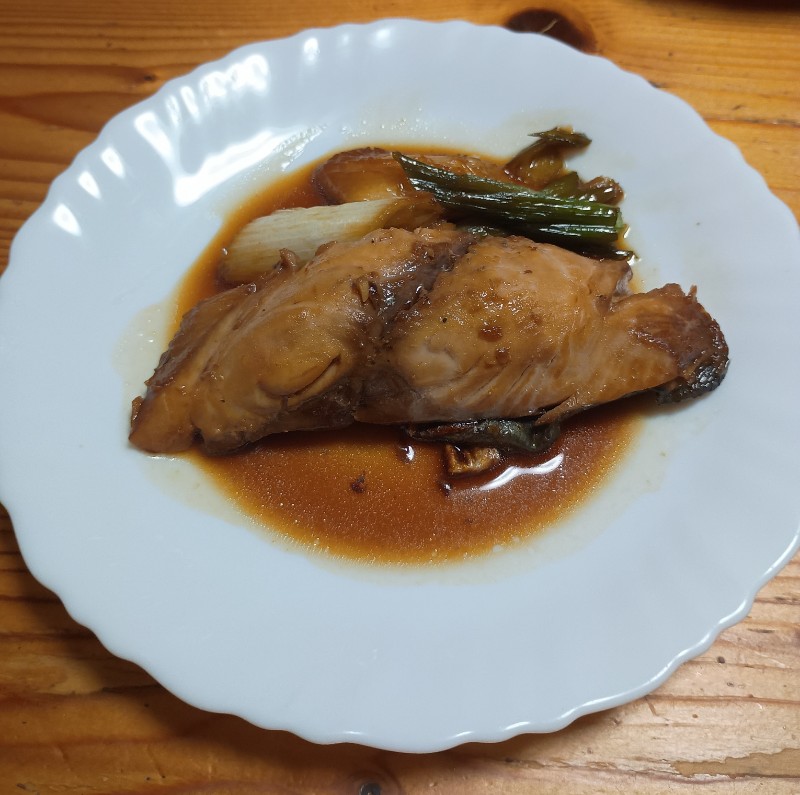 ぶりの照り焼き