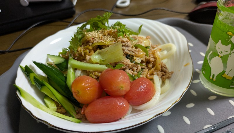 肉味噌うどん